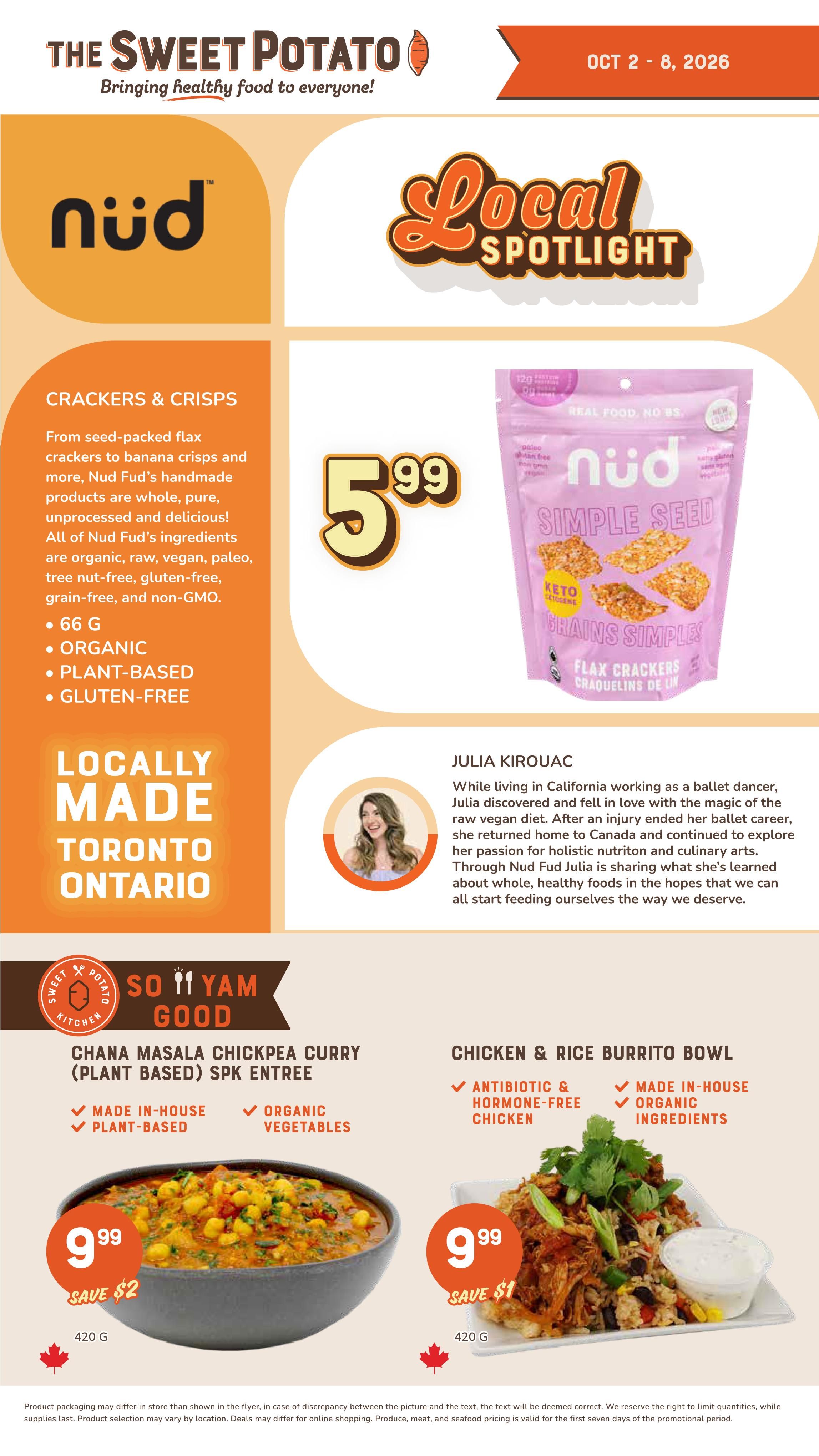 The Sweet Potato Flyer October 2 to 8