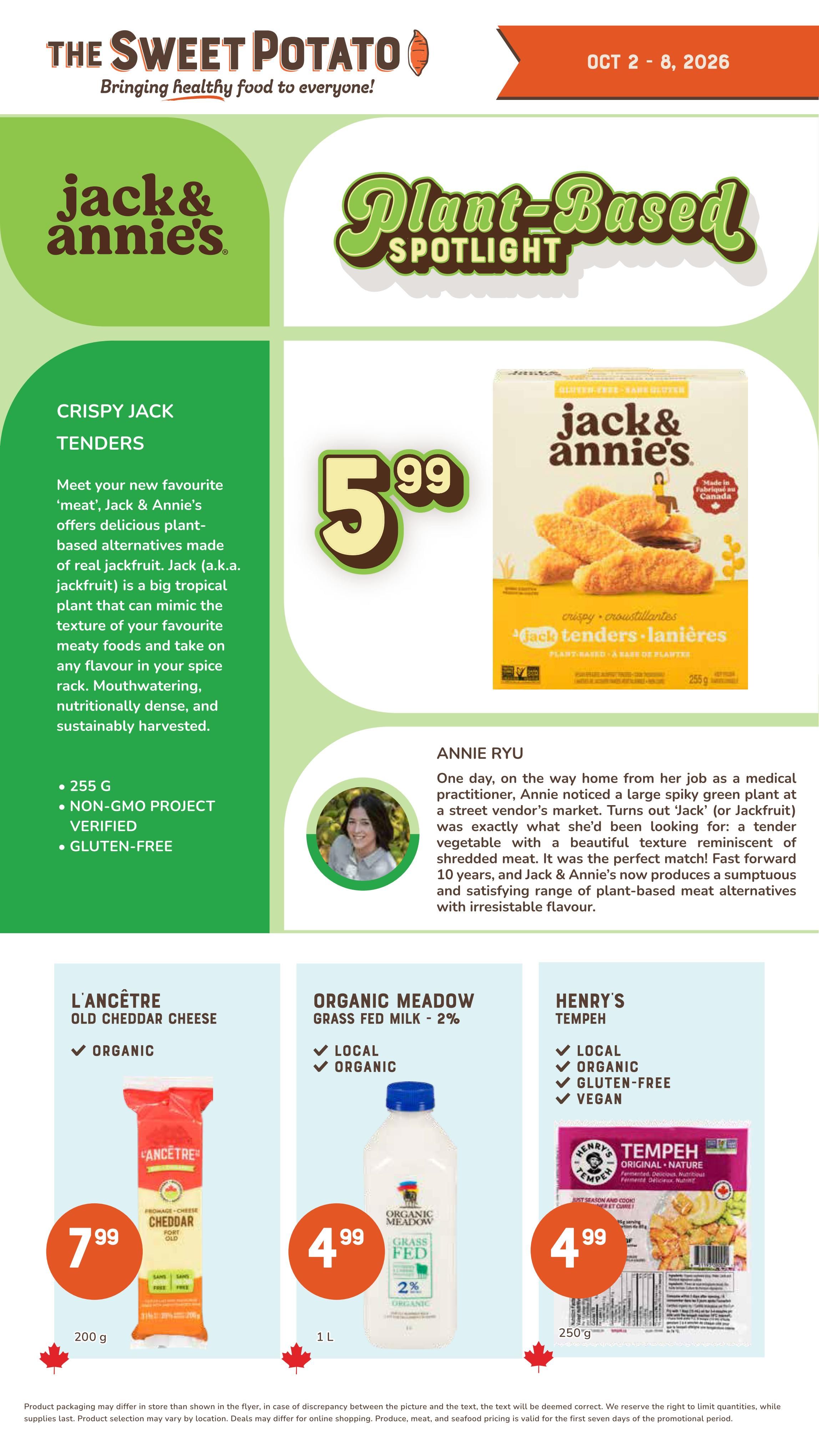 The Sweet Potato Flyer October 2 to 8