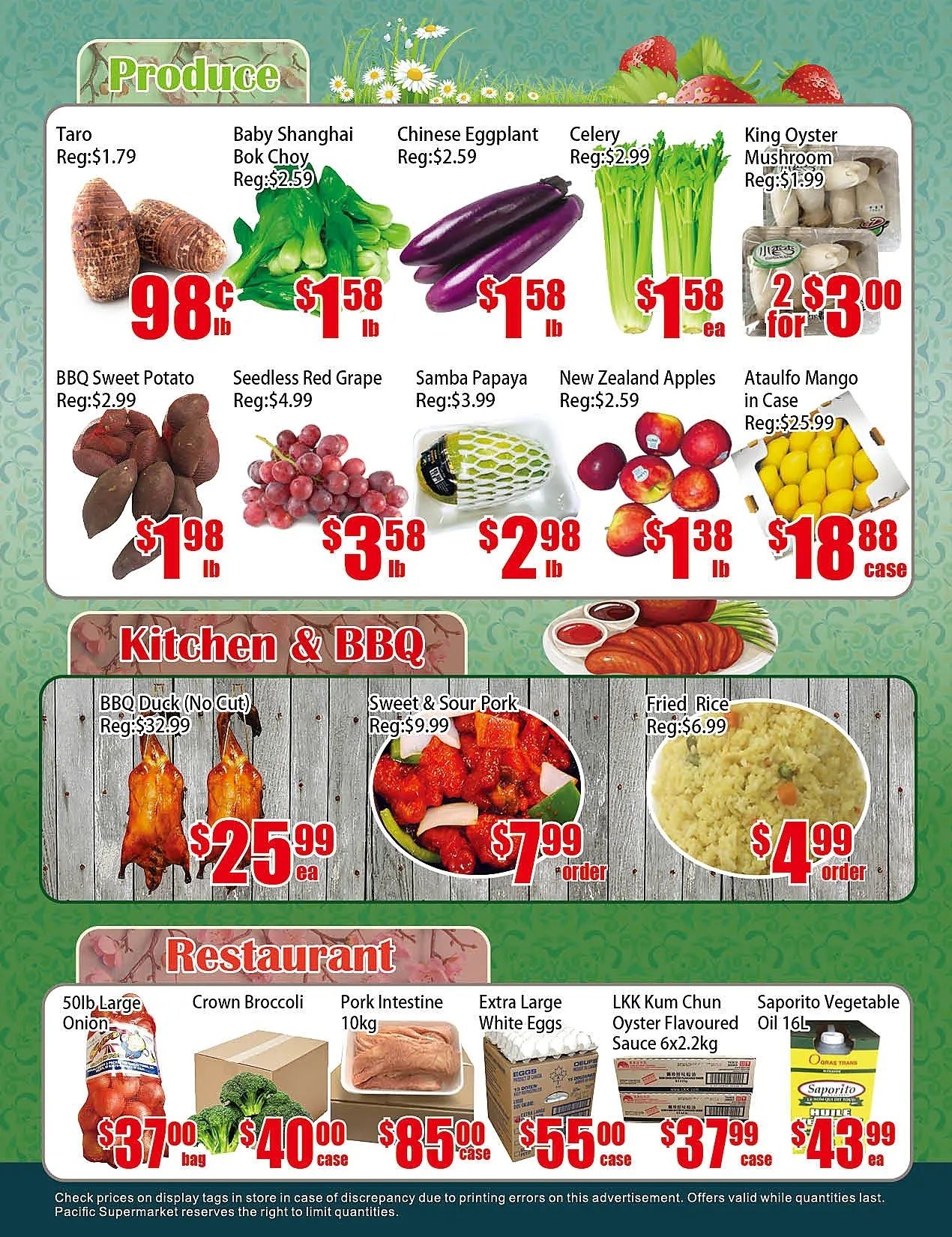 Pacific Fresh Food Market (North York) Flyer October 2 to 8