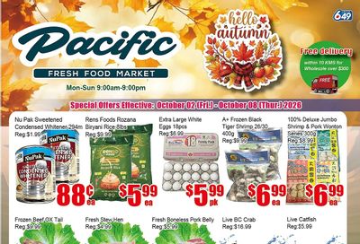Pacific Fresh Food Market (Pickering) Flyer October 2 to 8