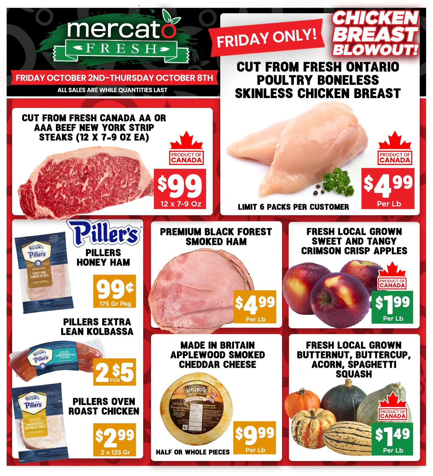 Mercato Fresh Flyer October 2 to 8