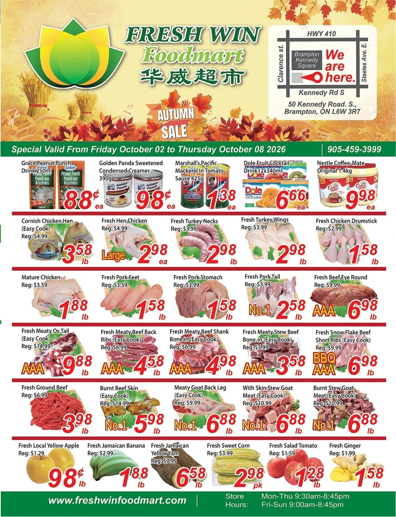 Fresh Win Foodmart Flyer October 2 to 8