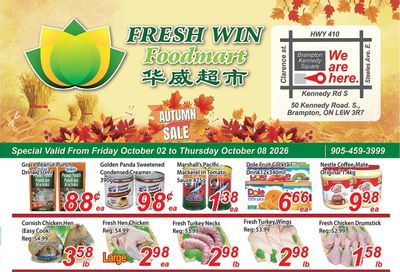 Fresh Win Foodmart Flyer October 2 to 8