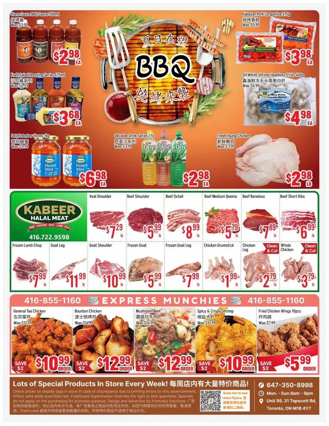 FreshLand Supermarket Flyer October 2 to 8