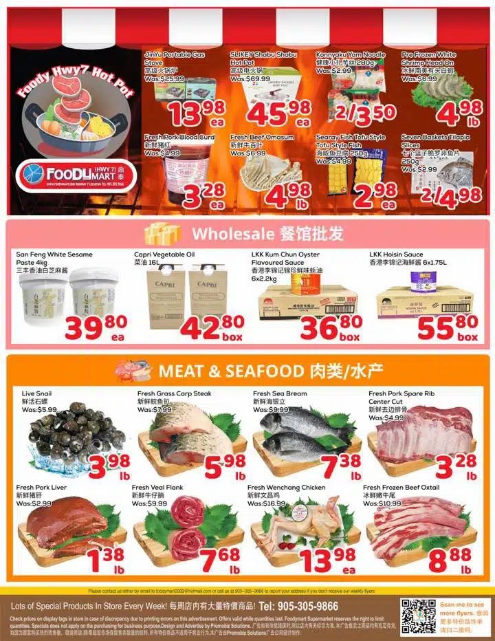 FoodyMart (HWY7) Flyer October 2 to 8