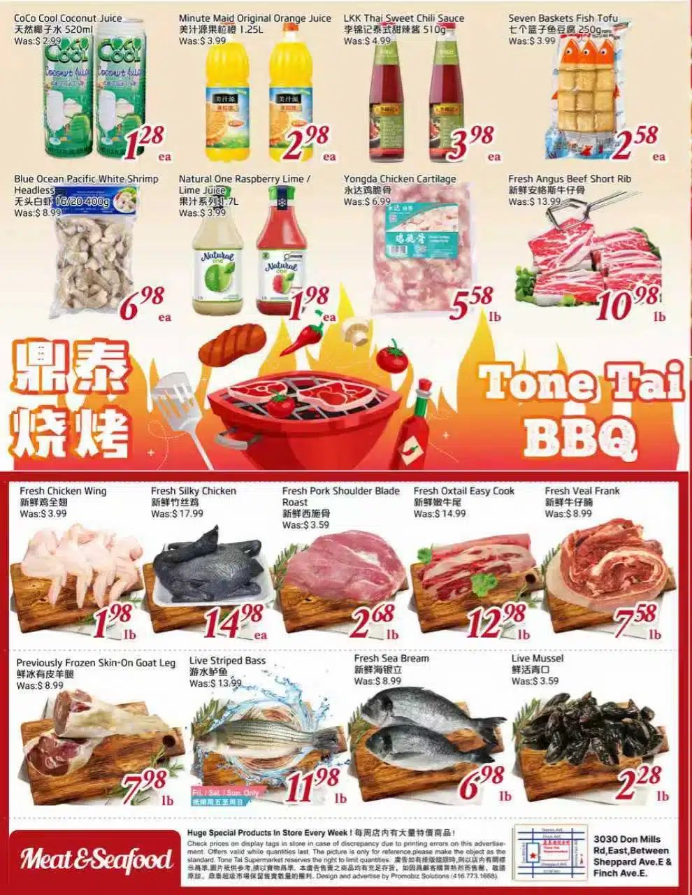 Tone Tai Supermarket Flyer October 2 to 8