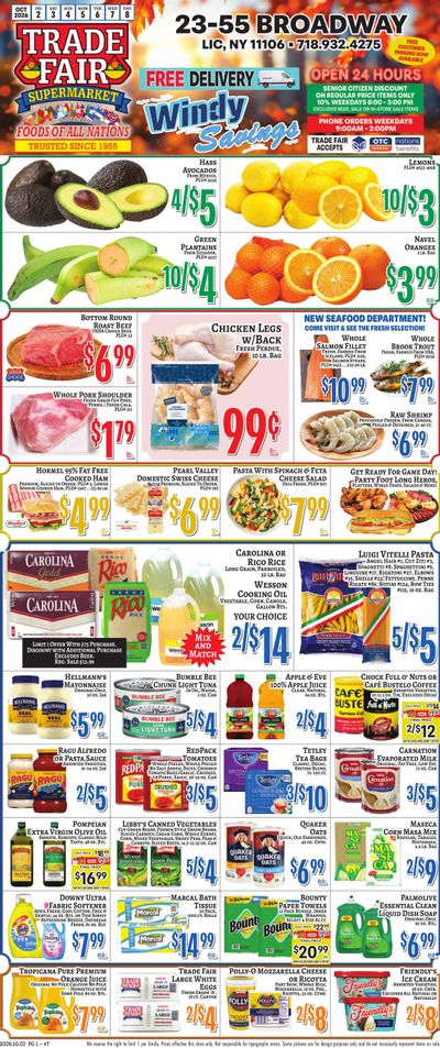 Trade Fair Supermarket Weekly Ad October 2 - 8, 2026