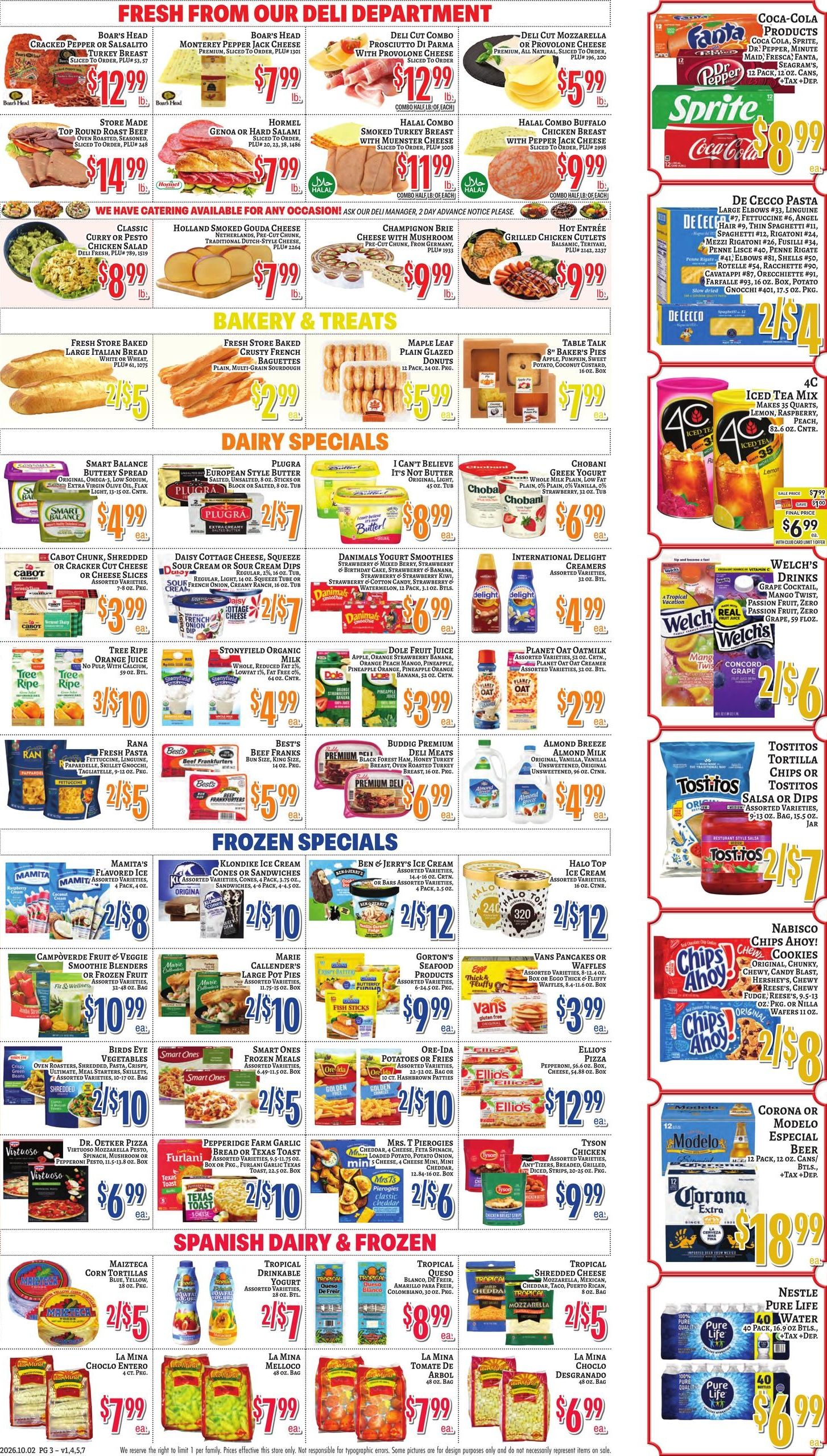 Trade Fair Supermarket Weekly Ad October 2 - 8, 2026