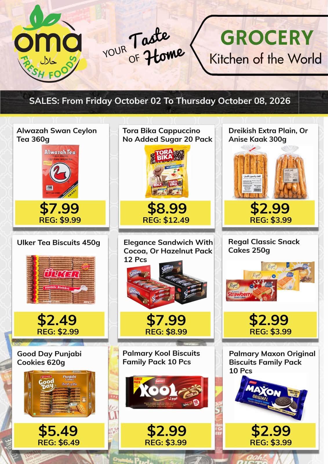 Oma Fresh Foods Flyer October 2 to 8