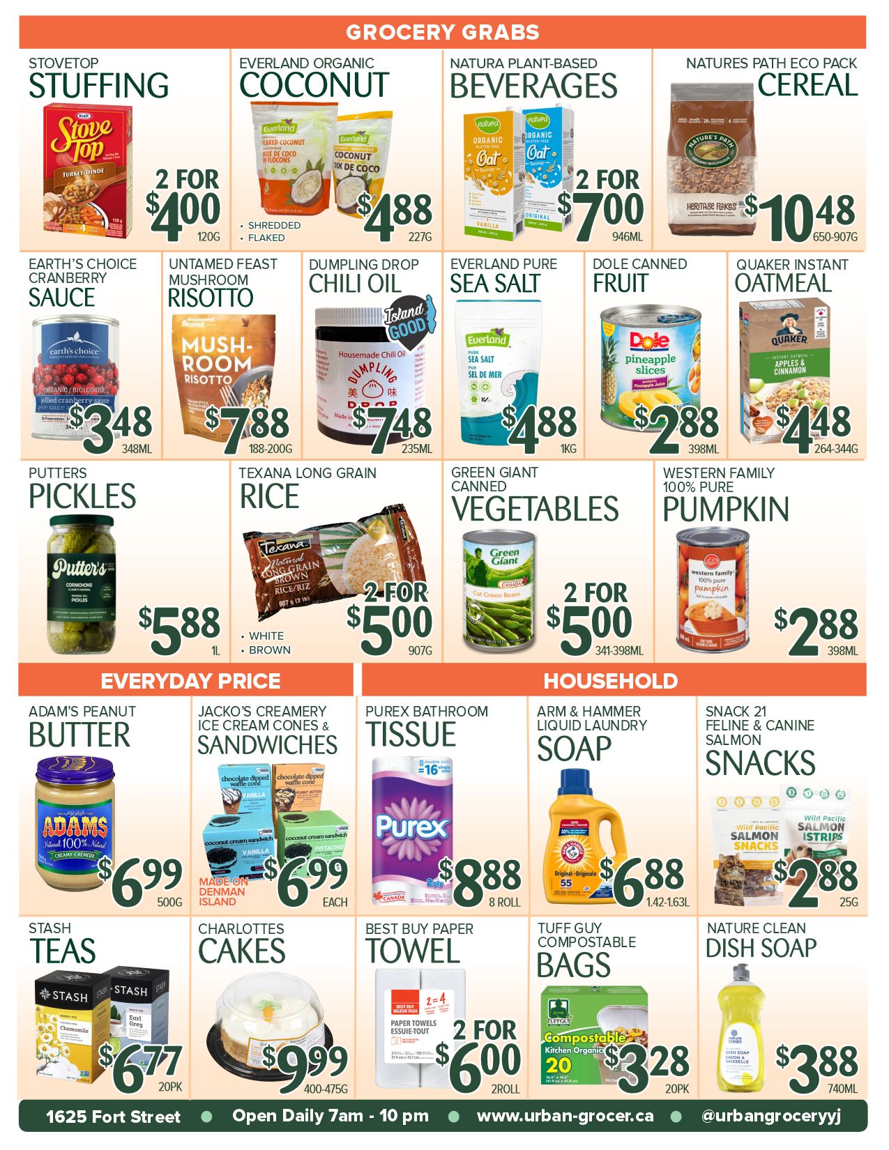 Urban Grocer Flyer October 2 to 8