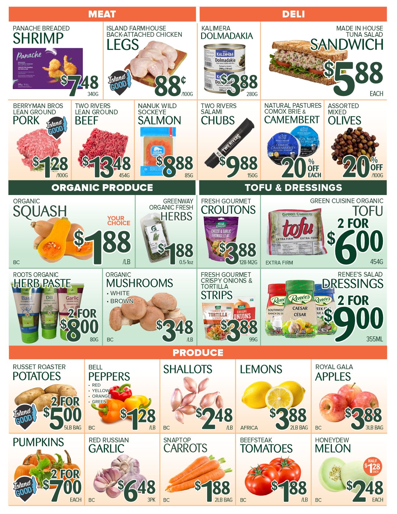 Urban Grocer Flyer October 2 to 8