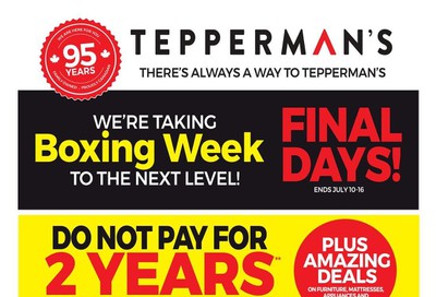 Tepperman's Flyer July 10 to 16