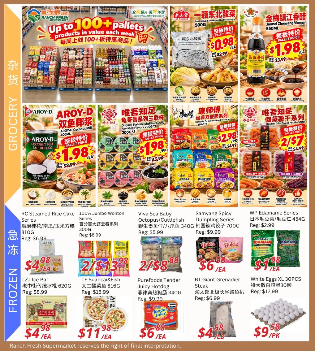 Ranch Fresh Supermarket Flyer October 2 to 8