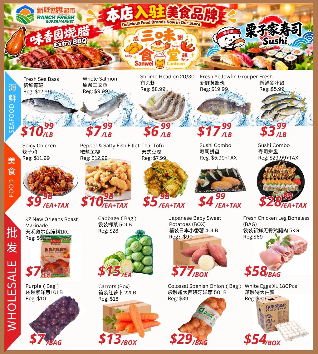 Ranch Fresh Supermarket Flyer October 2 to 8