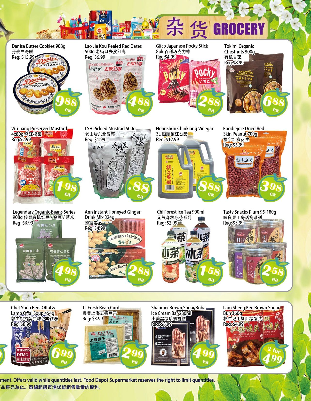Food Depot Supermarket Flyer October 2 to 8