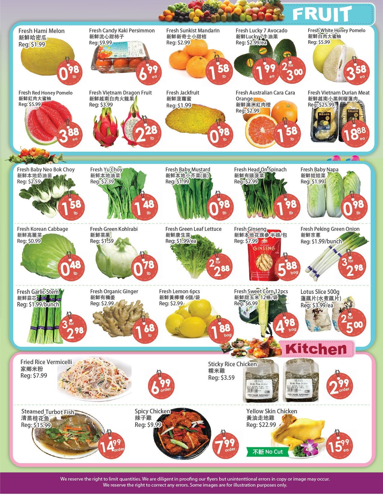Fresh Palace Supermarket Flyer October 2 to 8