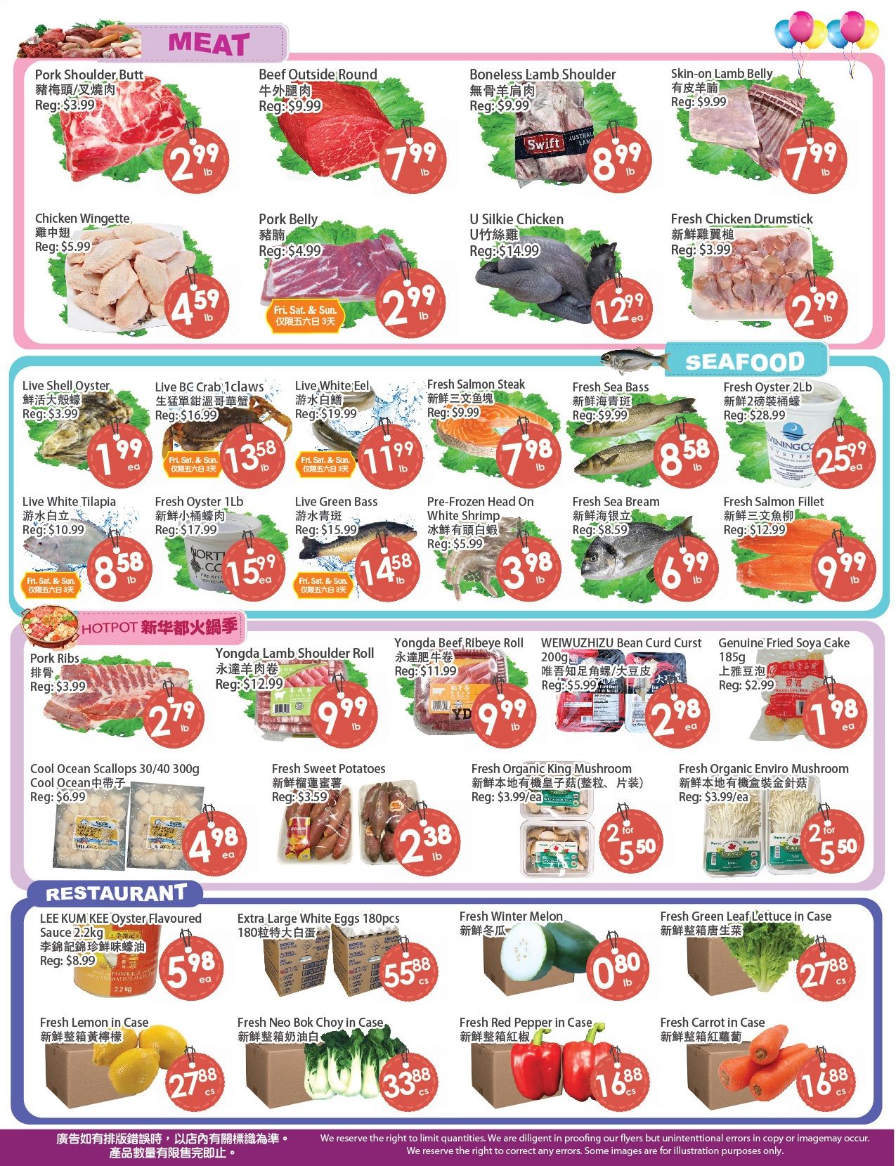 Fresh Palace Supermarket Flyer October 2 to 8