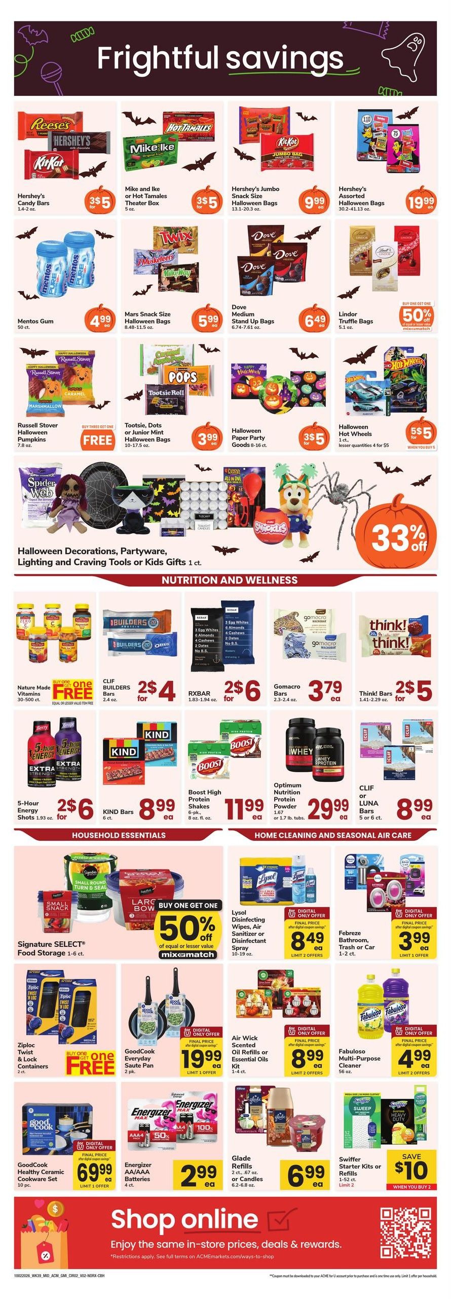 Acme Markets (Bethany Beach Area, DE) Health, Home & Beauty Weekly Ad October 2 - 15, 2026