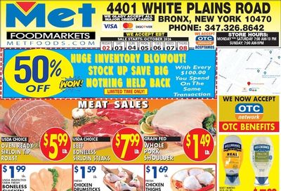 Met Foodmarkets (4401 White Plains Rd, Bronx, NY) Weekly Ad October 2 - 8, 2026