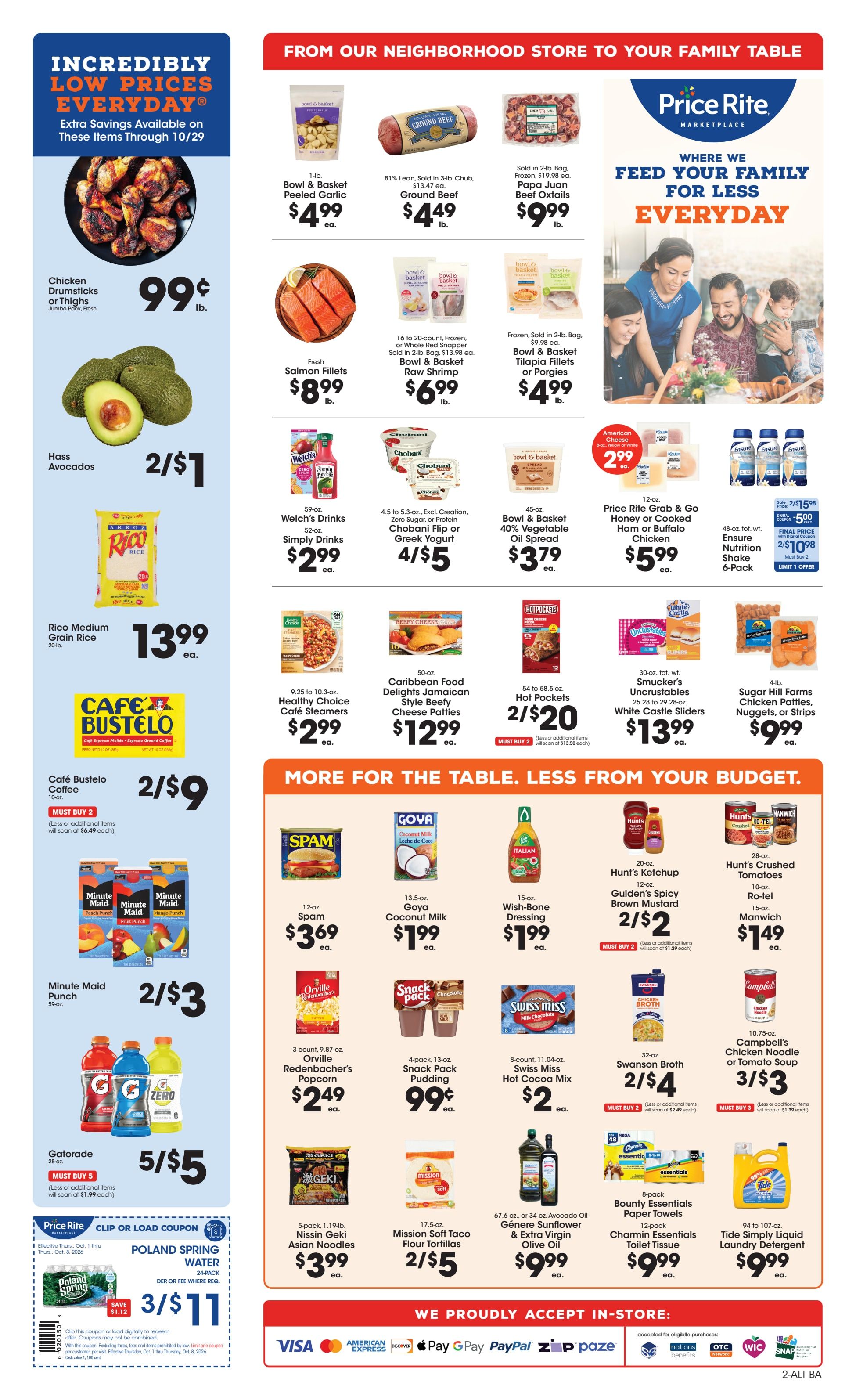 Price Rite (1720 South 4th Street, Allentown, PA) Weekly Ad October 1 - 8, 2026