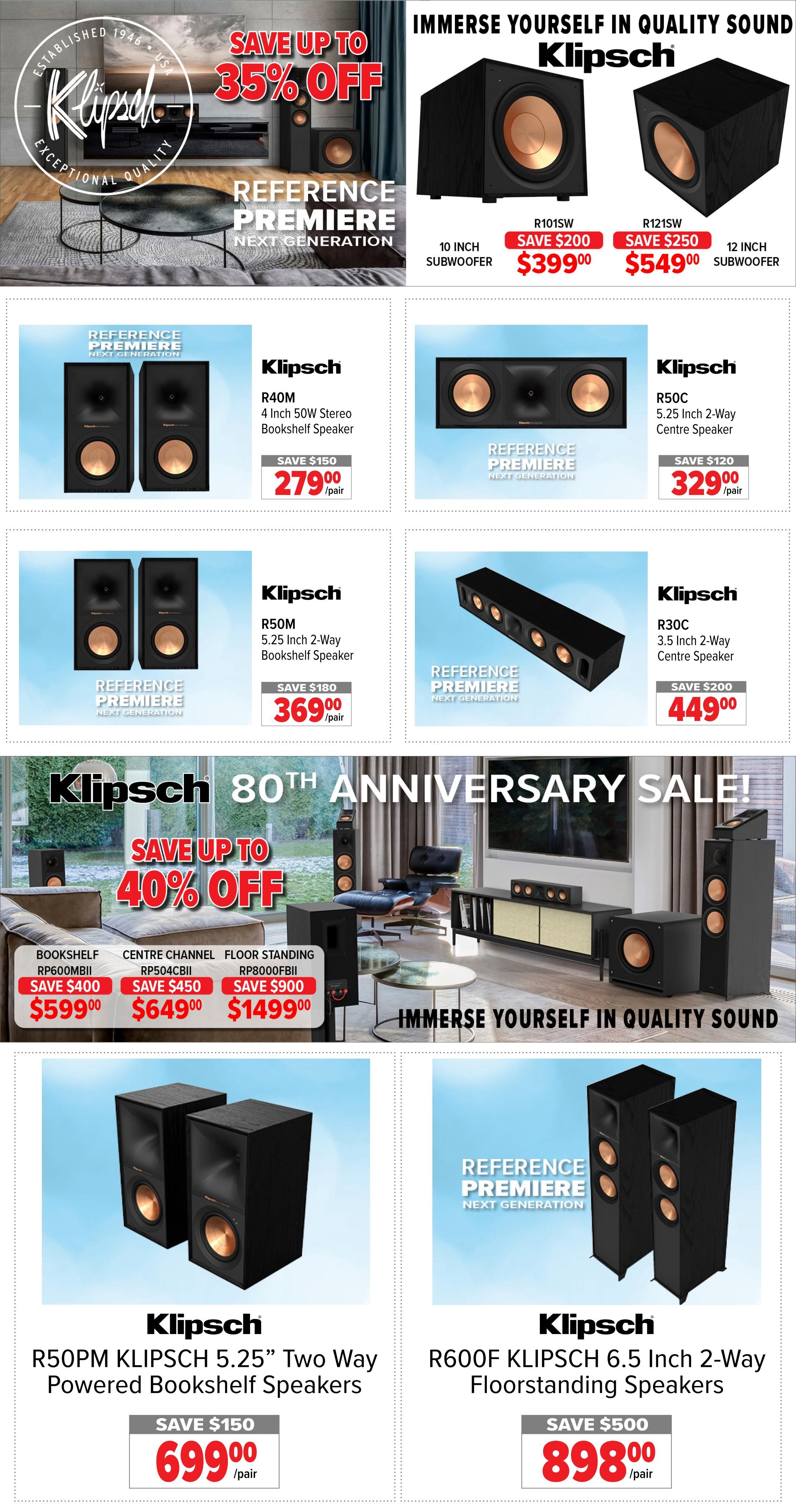 2001 Audio Video Flyer October 2 to 8