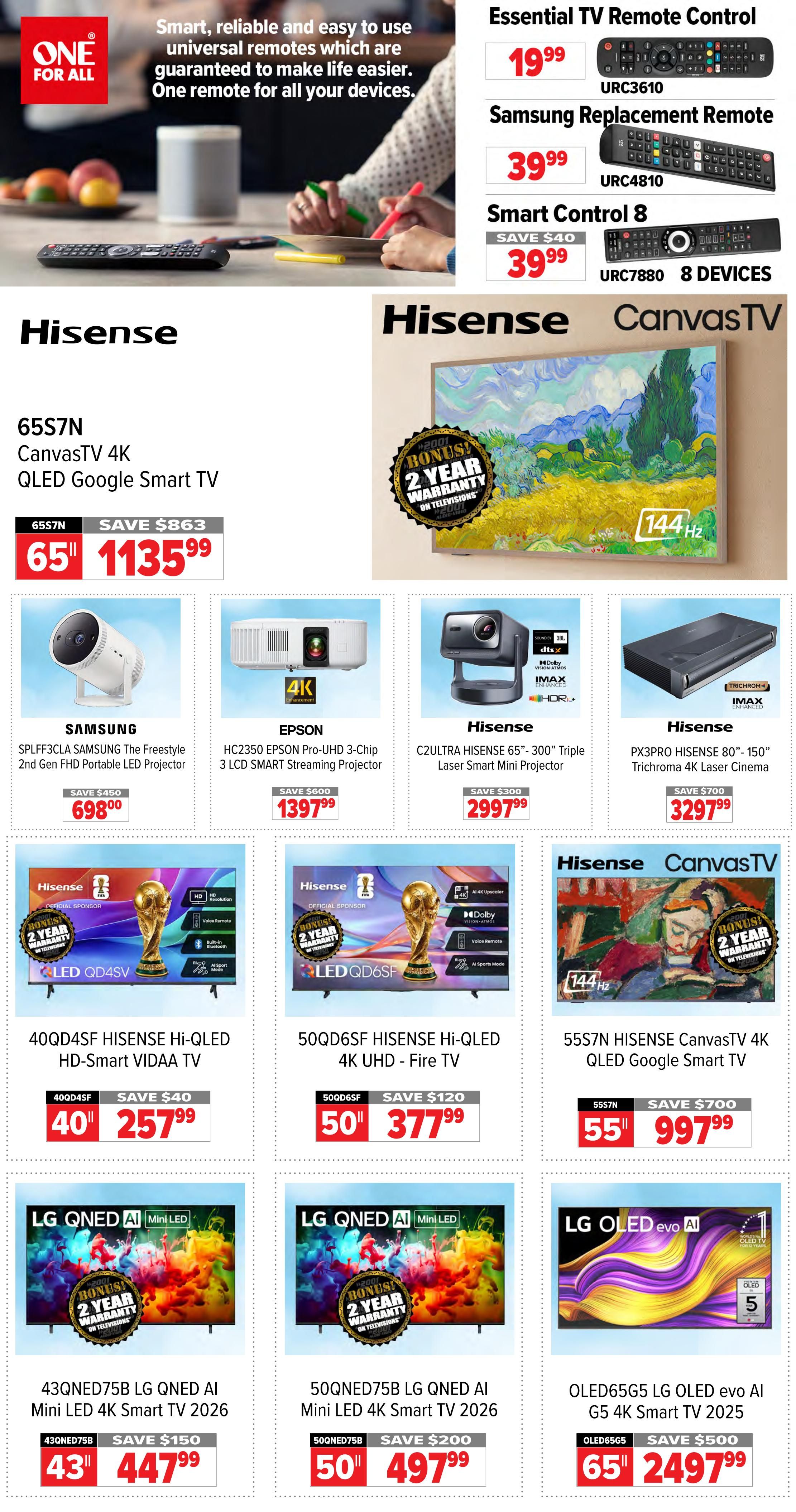 2001 Audio Video Flyer October 2 to 8