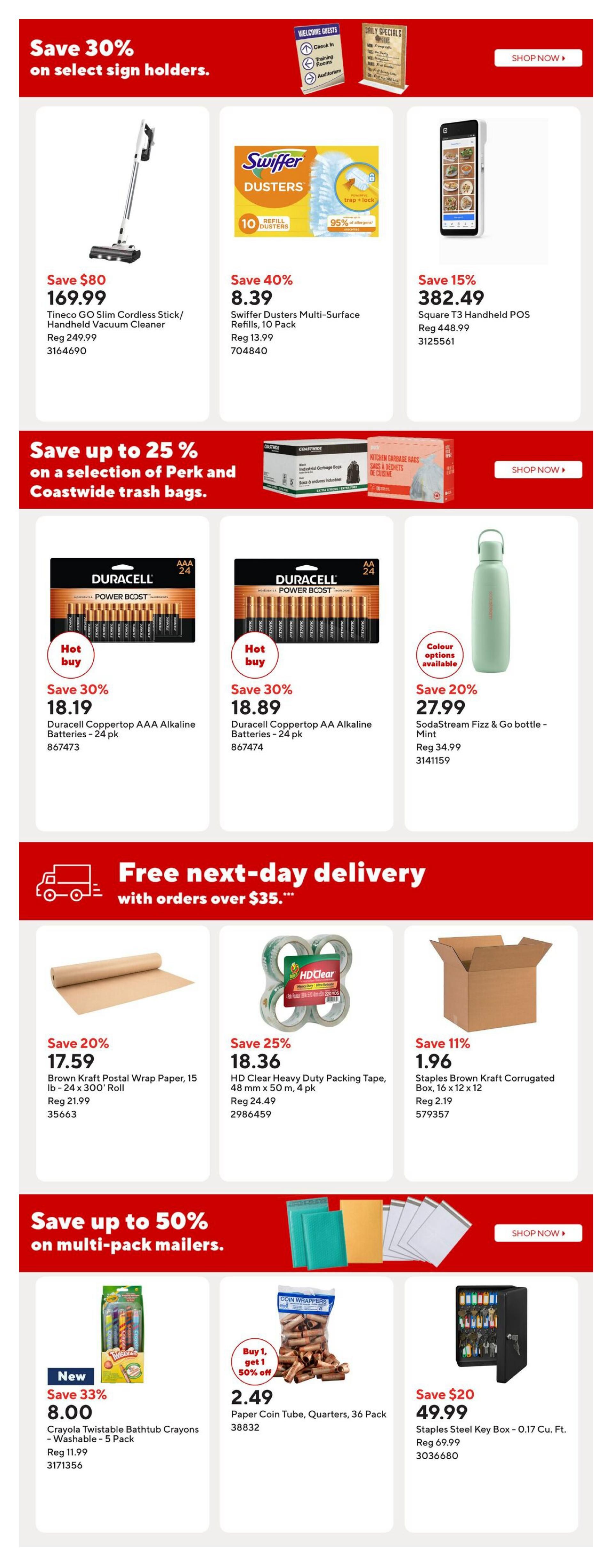 Staples Flyer October 2 to 8