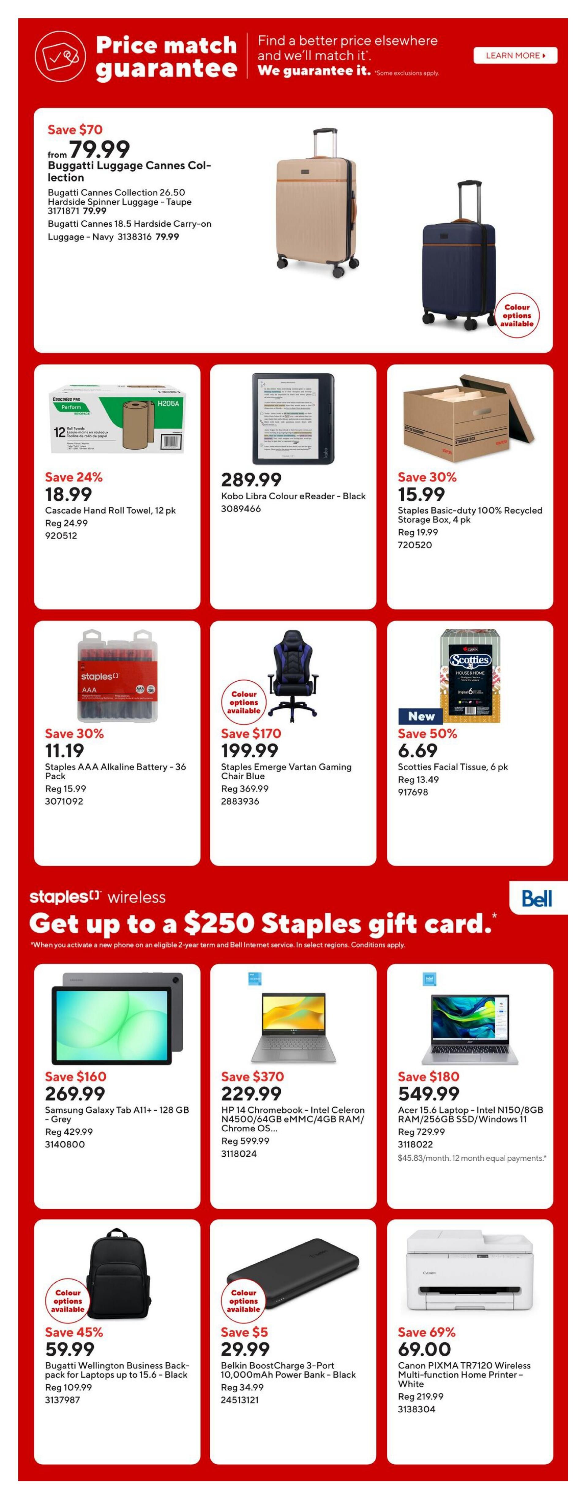 Staples Flyer October 2 to 8