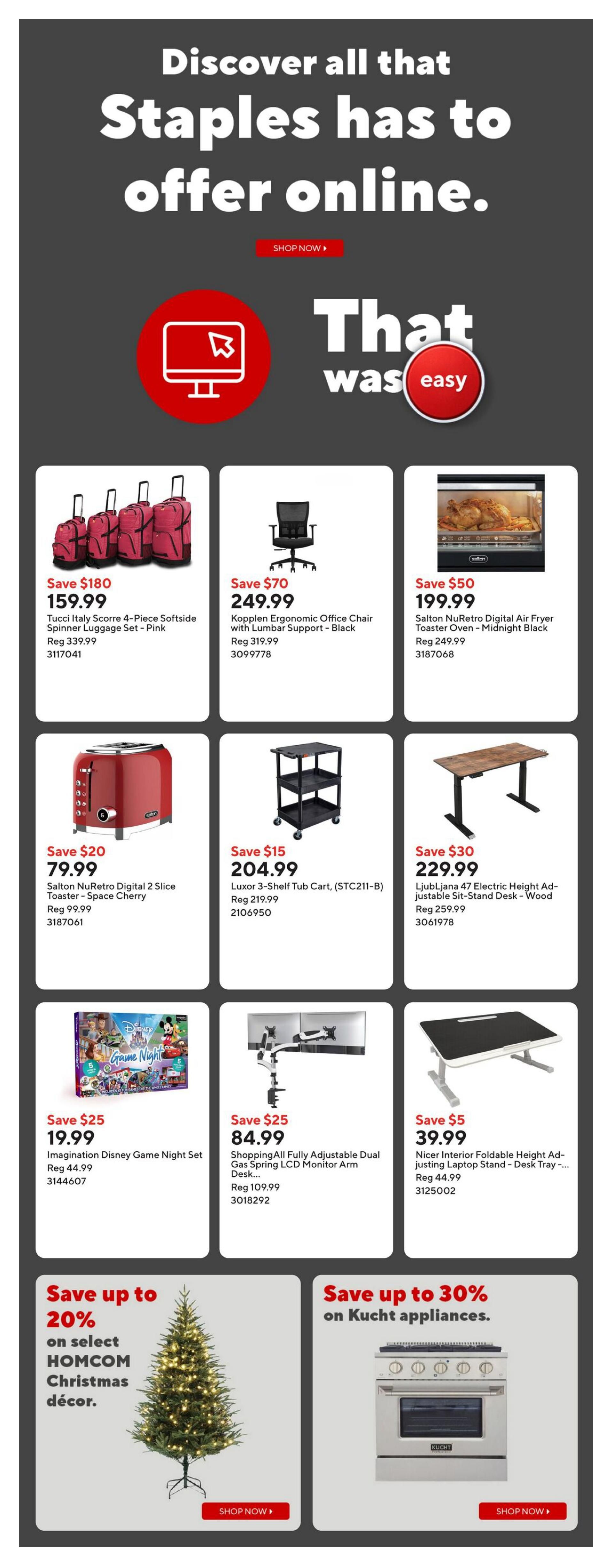 Staples Flyer October 2 to 8