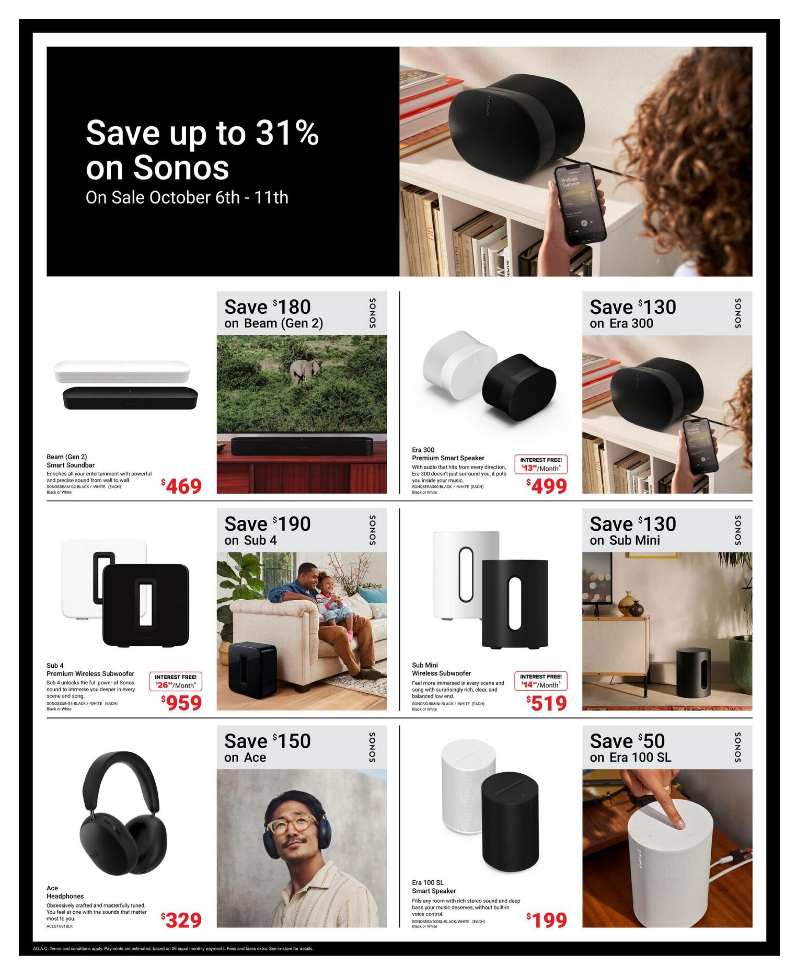 Visions Electronics Flyer October 2 to 8