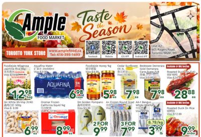 Ample Food Market (North York) Flyer October 2 to 8