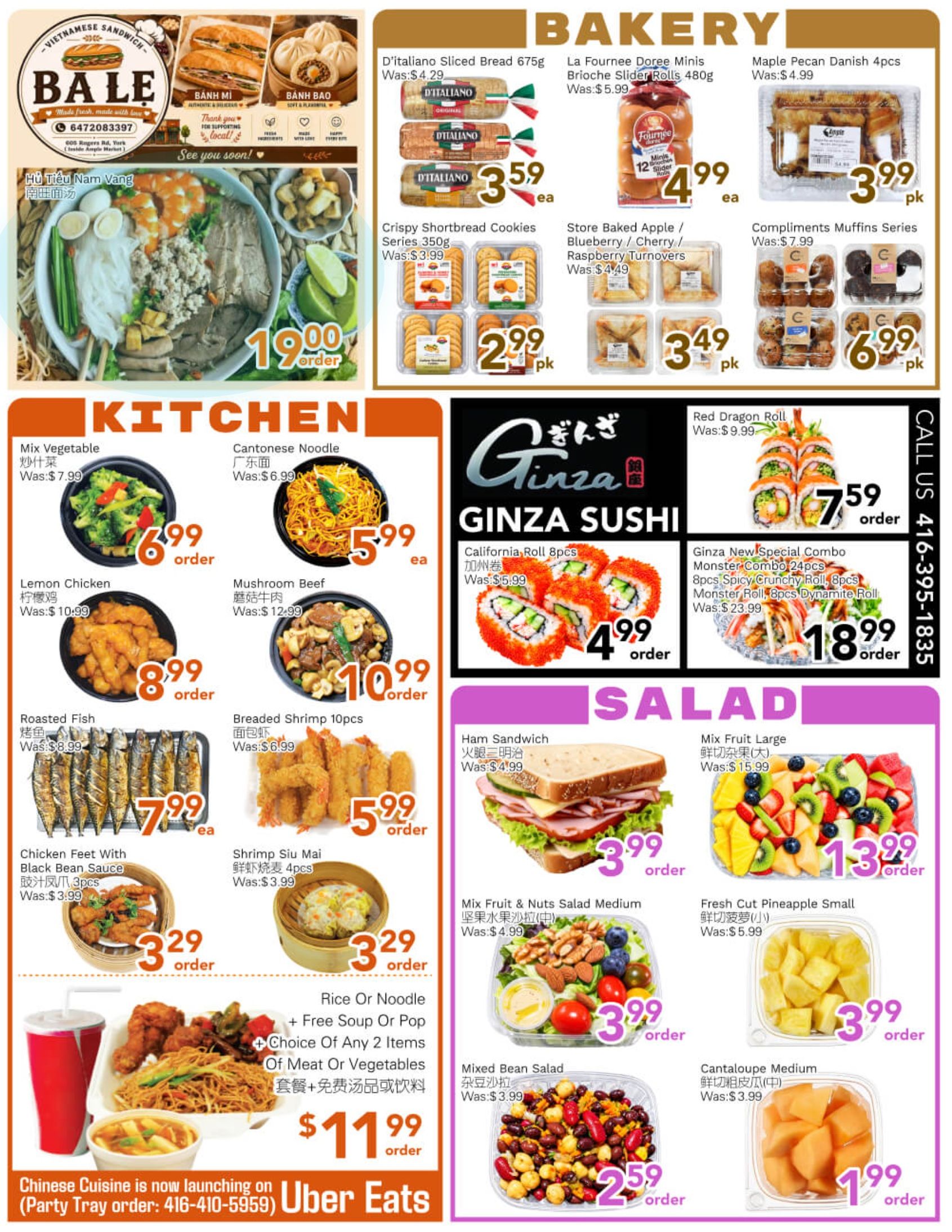 Ample Food Market (North York) Flyer October 2 to 8
