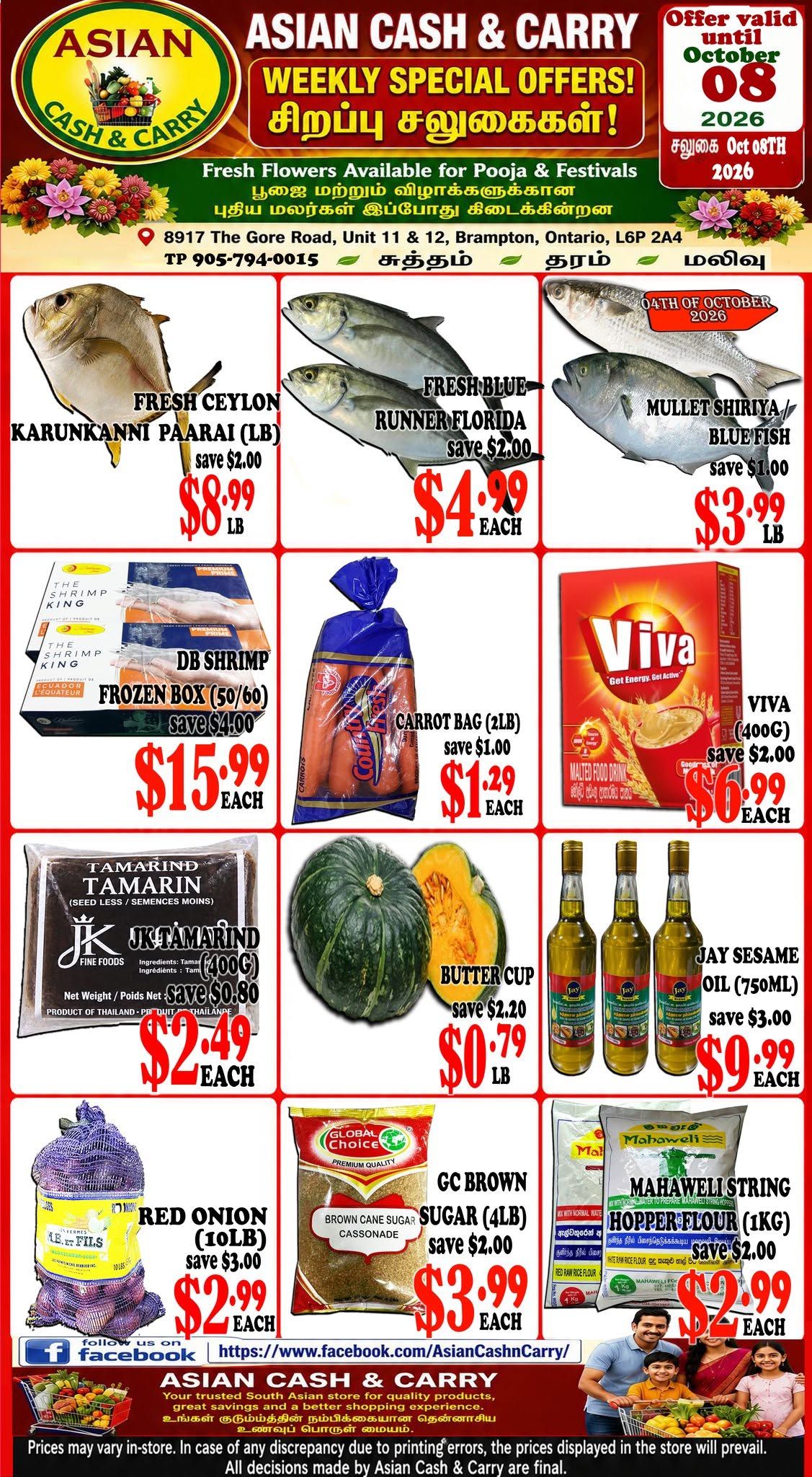 Asian Cash & Carry Flyer October 2 to 8