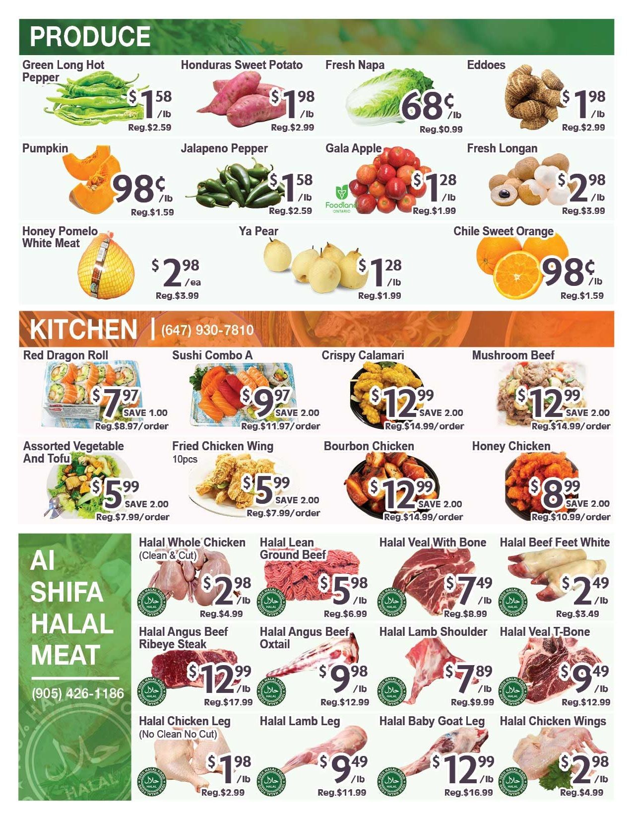 Blue Sky Supermarket (Pickering) Flyer October 2 to 8