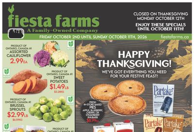 Fiesta Farms Flyer October 2 to 11