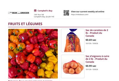 Mike Dean Local Grocer Flyer October 1 to 8