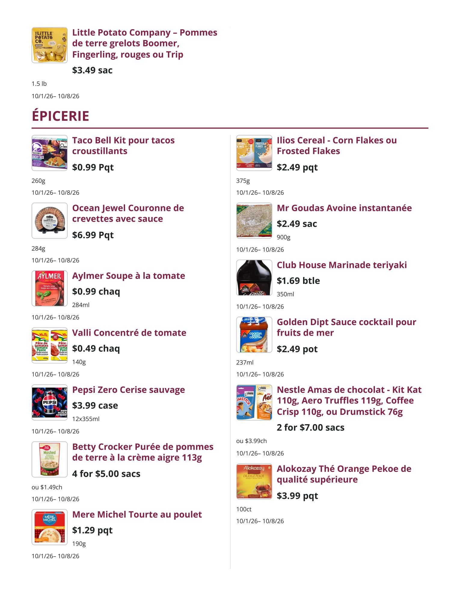 Mike Dean Local Grocer Flyer October 1 to 8