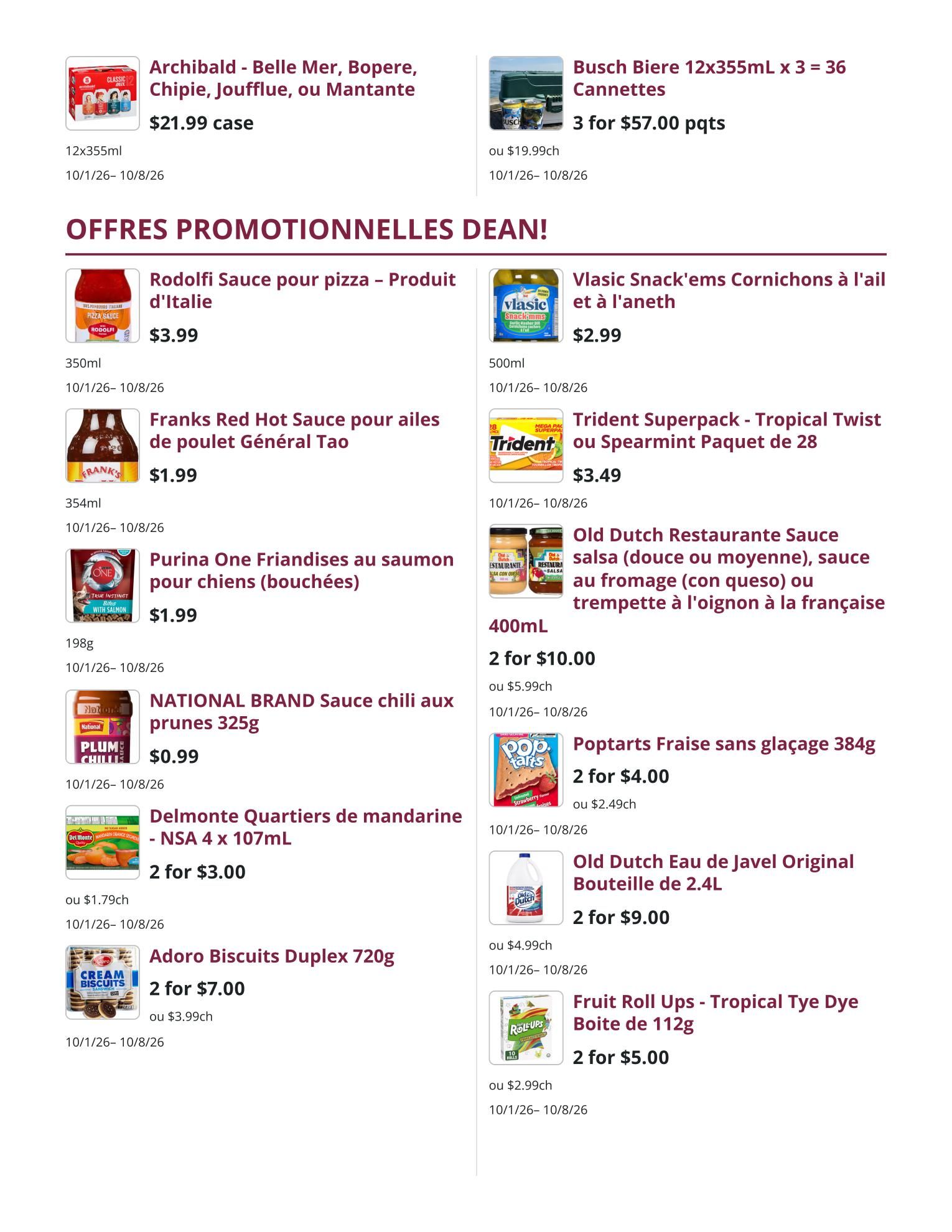 Mike Dean Local Grocer Flyer October 1 to 8