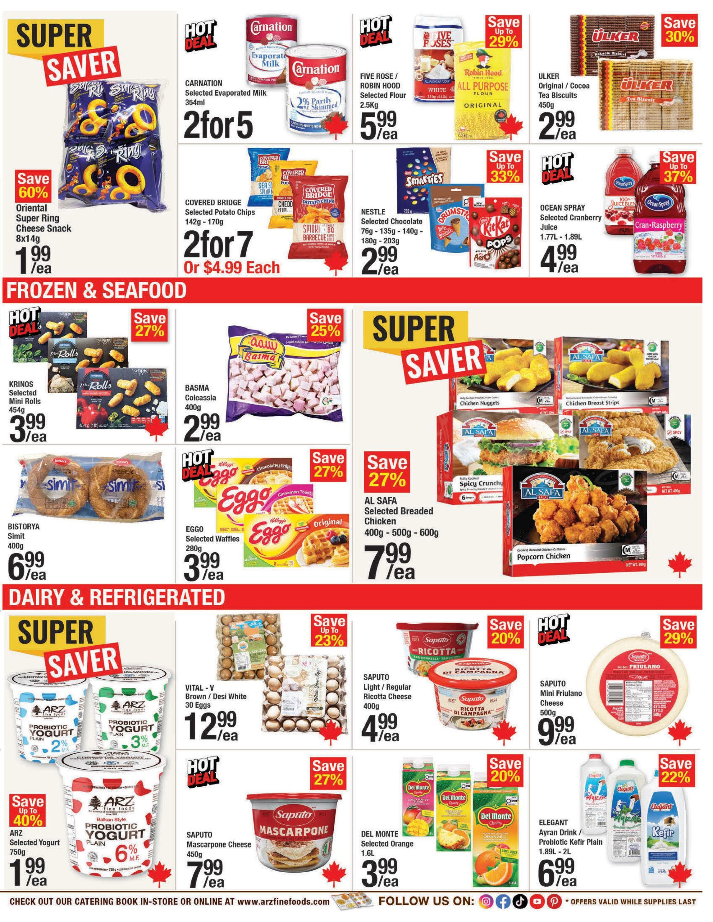Arz Fine Foods Flyer October 2 to 8