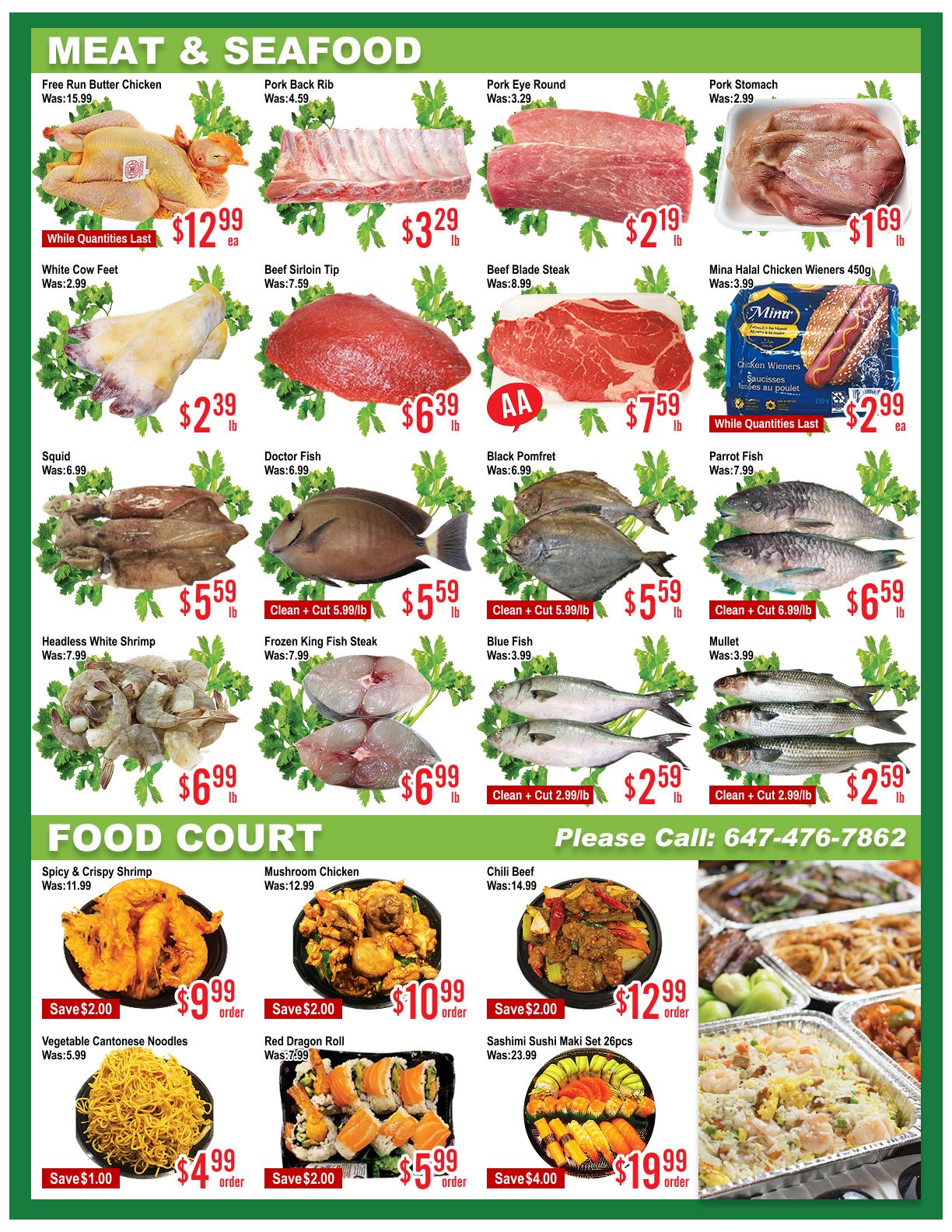 Skyland Food Mart Flyer October 2 to 8