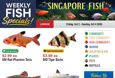 Big Al's (London) Weekend Specials October 2 to 4