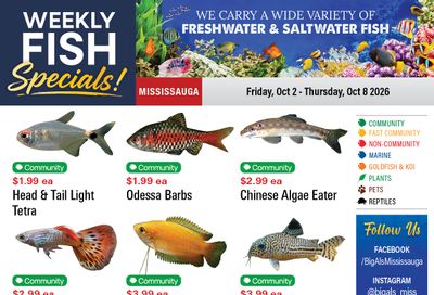 Big Al's (Mississauga) Weekly Specials October 2 to 8
