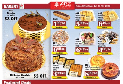 Arz Fine Foods Flyer July 10 to 16