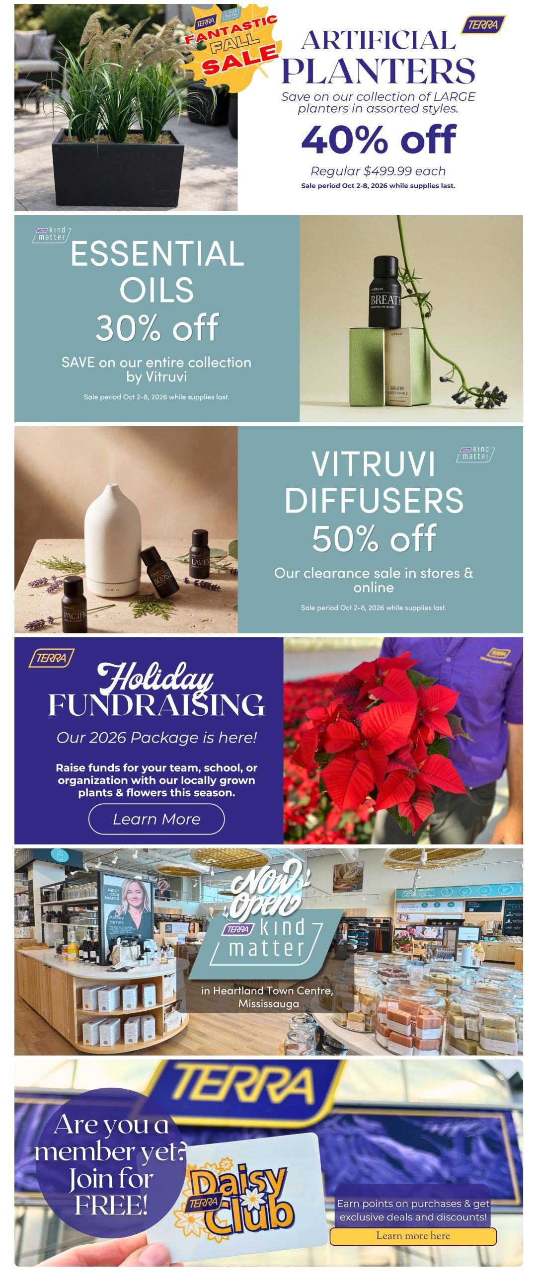 Terra Greenhouses Flyer October 2 to 8