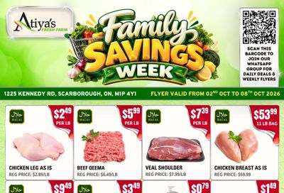 Atiya's Fresh Farm Flyer October 2 to 8