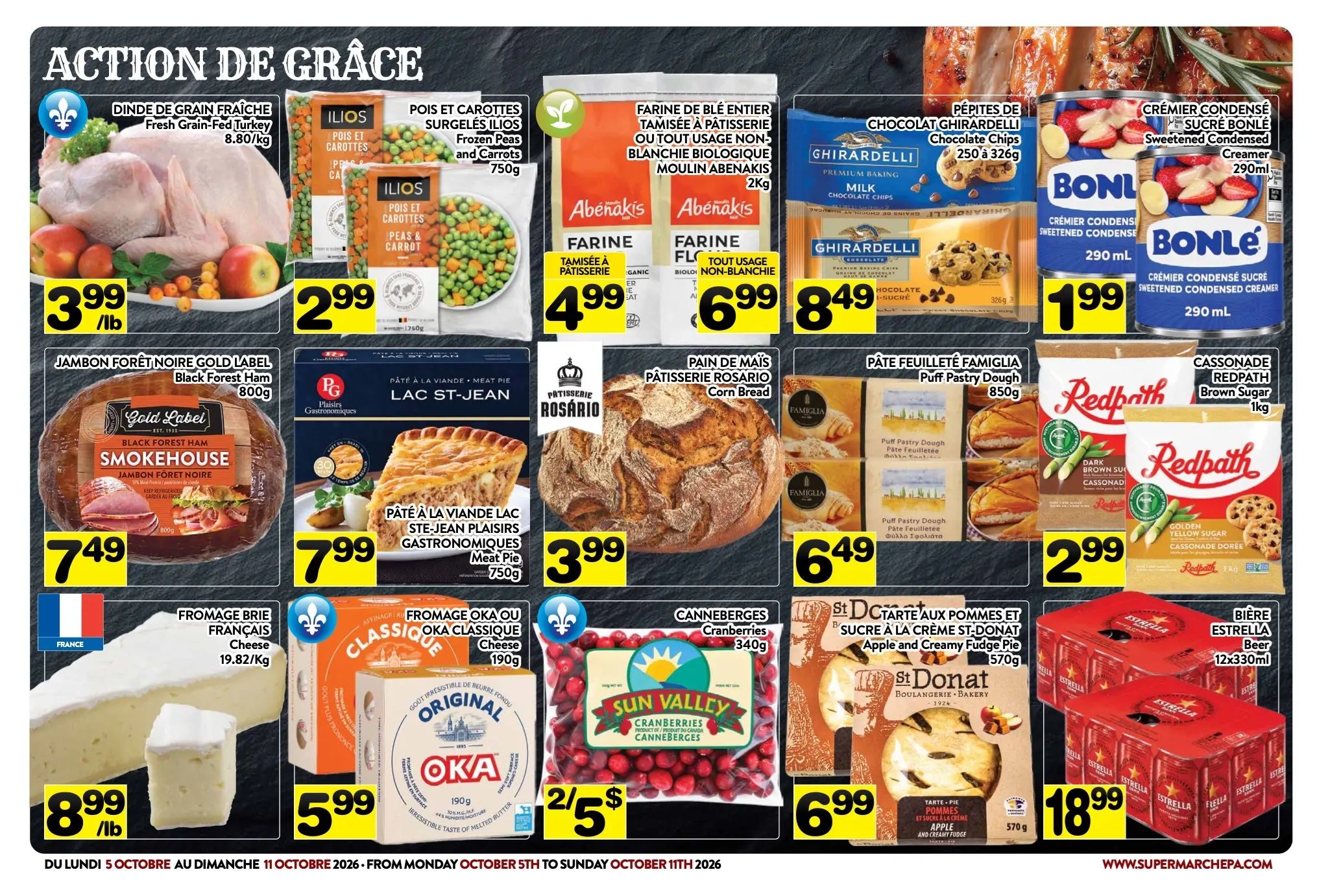 Supermarche PA Flyer October 5 to 11
