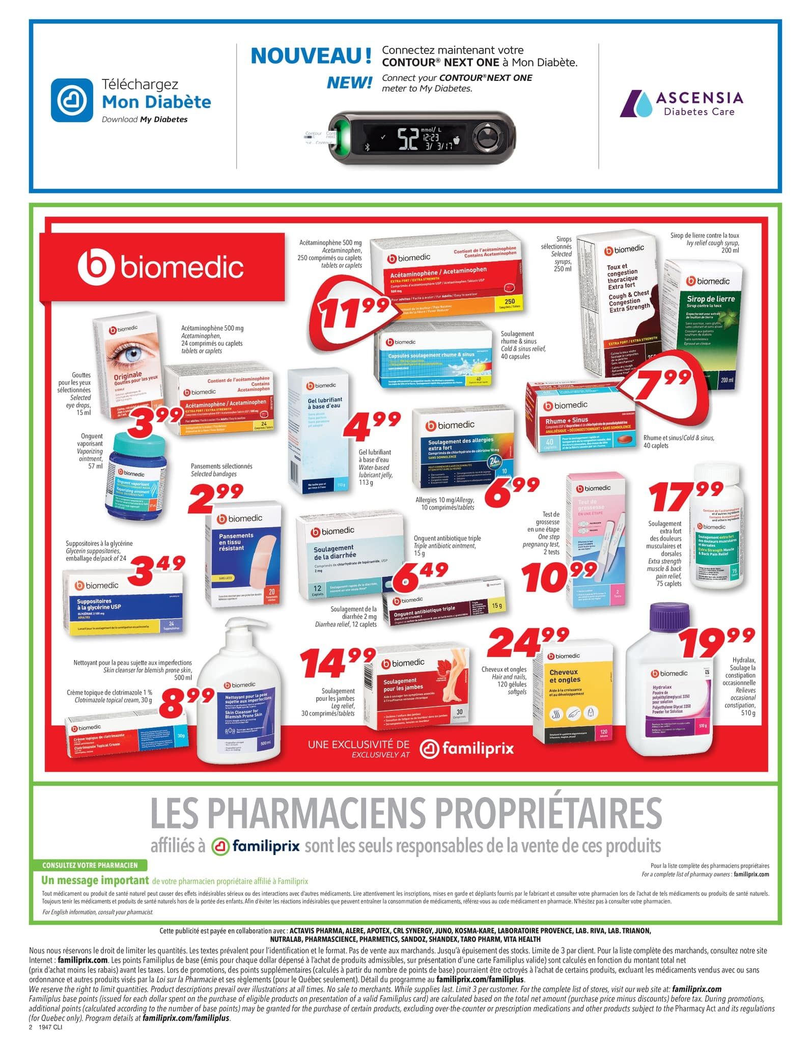 Familiprix Clinique Flyer November 21 to 27