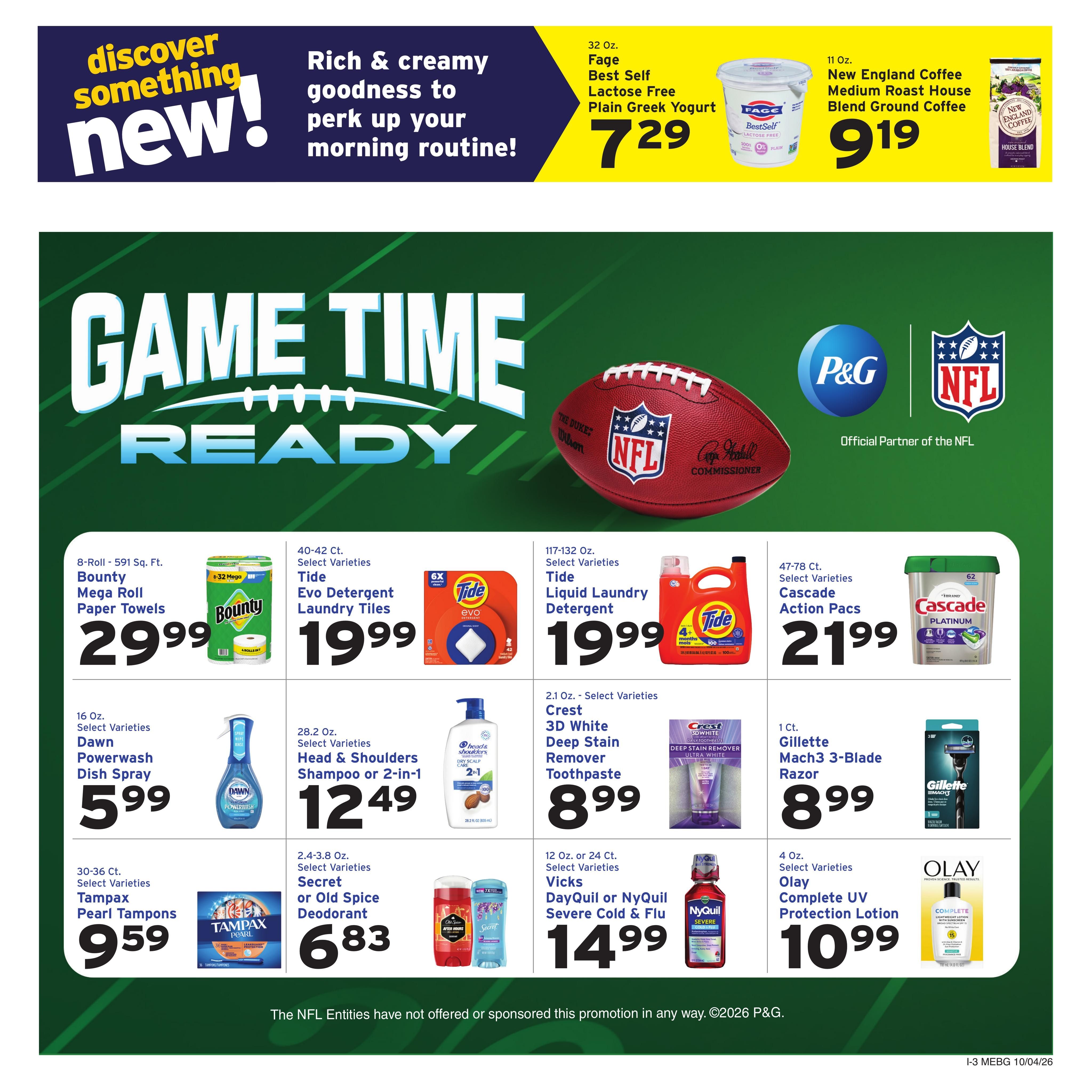 Hannaford (Augusta Area, ME) Week 41 Flyer - for Flipp Weekly Ad October 4 - 10, 2026