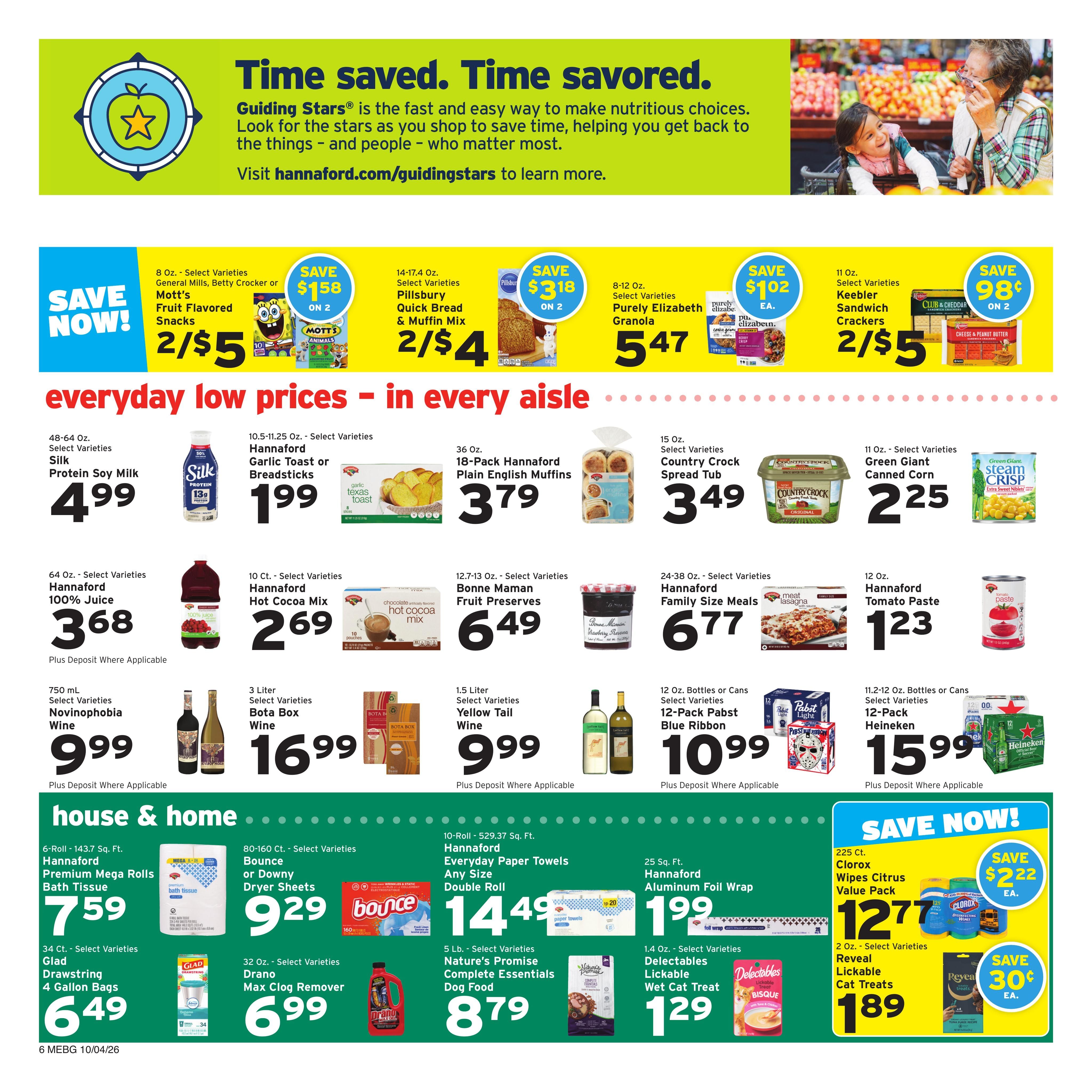 Hannaford (Augusta Area, ME) Week 41 Flyer - for Flipp Weekly Ad October 4 - 10, 2026