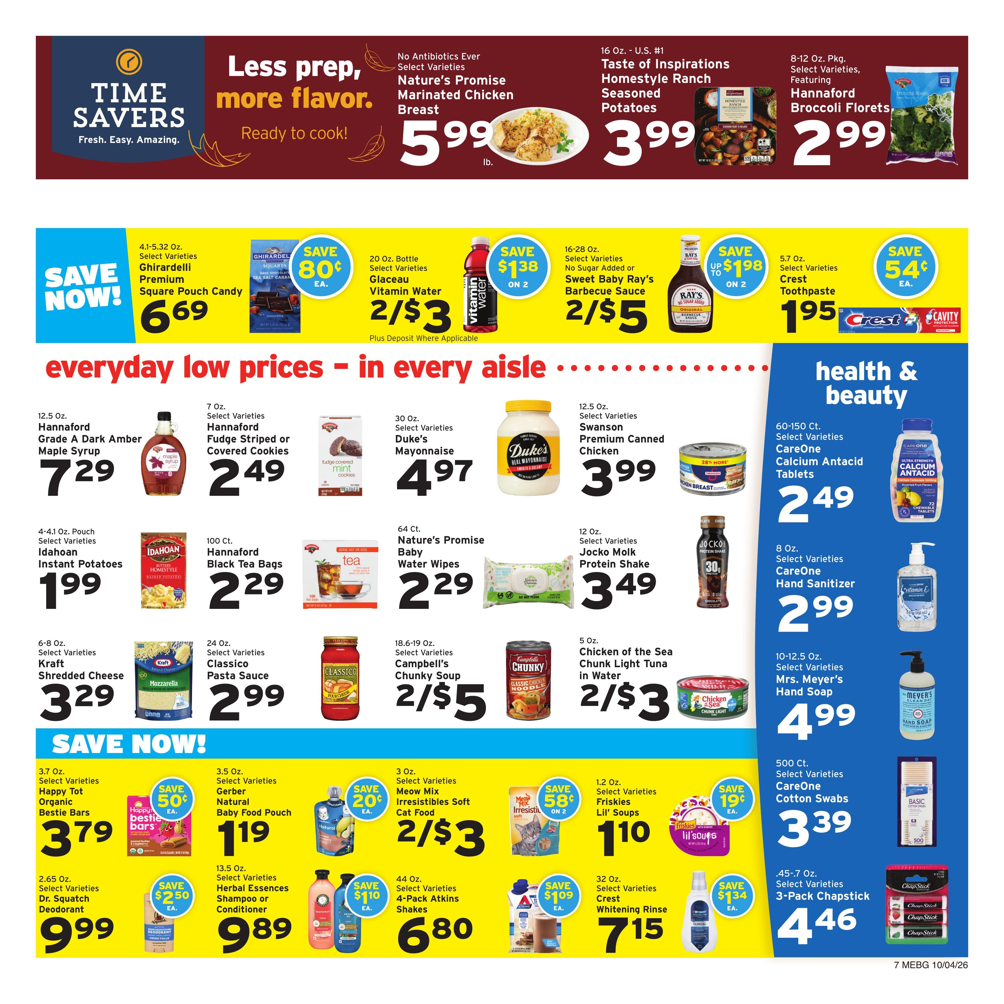 Hannaford (Augusta Area, ME) Week 41 Flyer - for Flipp Weekly Ad October 4 - 10, 2026